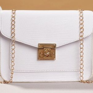 Tessa Erica white crossbody bag